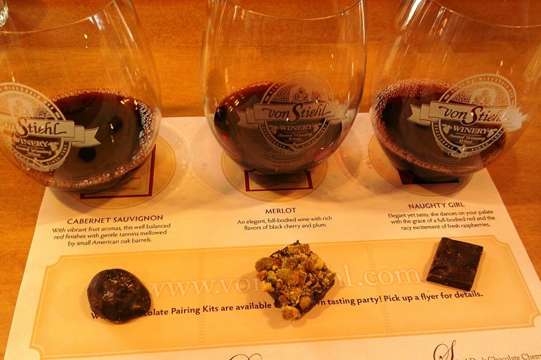 chocolate wine tasting wi von stiehl