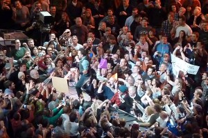 November 2012 Bruce Springsteen St. Paul Bruce Springsteen crowd surfing