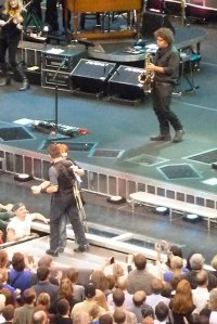 Bruce wears Wranglers Dancing in the Dark