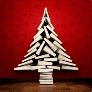 Next year I may make a Christmas tree out of books