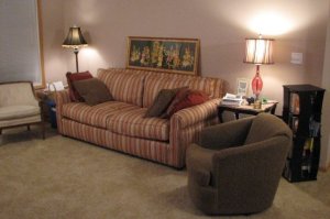 New furniture and used furniture - still mostly looks the same!