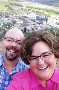 Love this selfie with Rushford in the background!