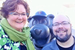 Outside Target Field on a beautiful day!